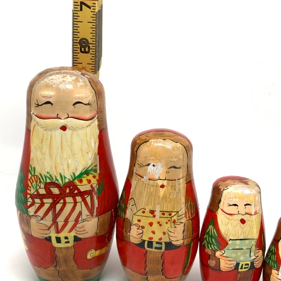 St.Nicolas Nesting Dolls Christmas Decor - Picture 2 of 5
